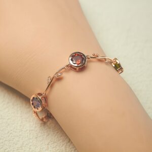 Jeweled Rose Bracelet For Women
