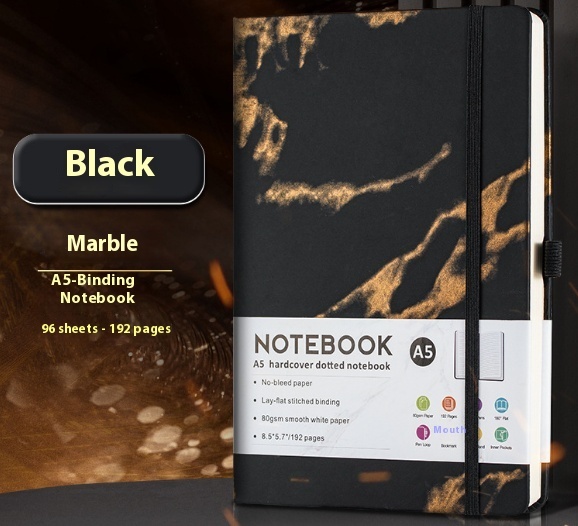A5 Office Hand Skin Feeling Pu Leather Strap Diary - Image 9