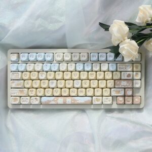 Milk Tea Little Bear Mechanical Keyboard Keycaps