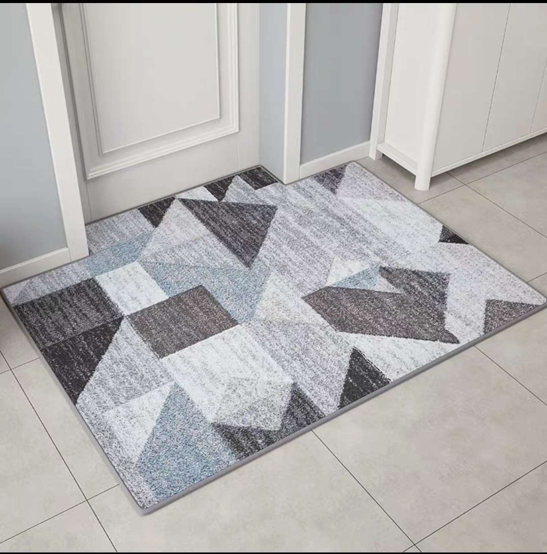 Modern Minimalist Home Entrance Floor Mats Custom Human Door Mats Living Room Non-slip Absorbent Foot Mats Bedroom Carpets - Image 5