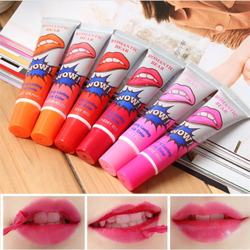 Amazing 6 Colors Peel Off Liquid Lipstick Waterproof Long Lasting Lip Gloss Mask Moisturizer Makeup Tear Pull Lip Lint Cosmetic - Image 8