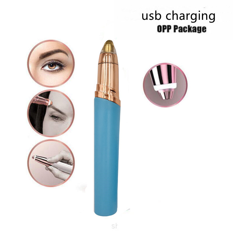 Eyebrow Epilator Maquiagem Profissional Completa Trymer Do Brwi Eye Brow Trimmer For Rasoir Visage Femme Make Up Eye Brow Shaper - Image 6