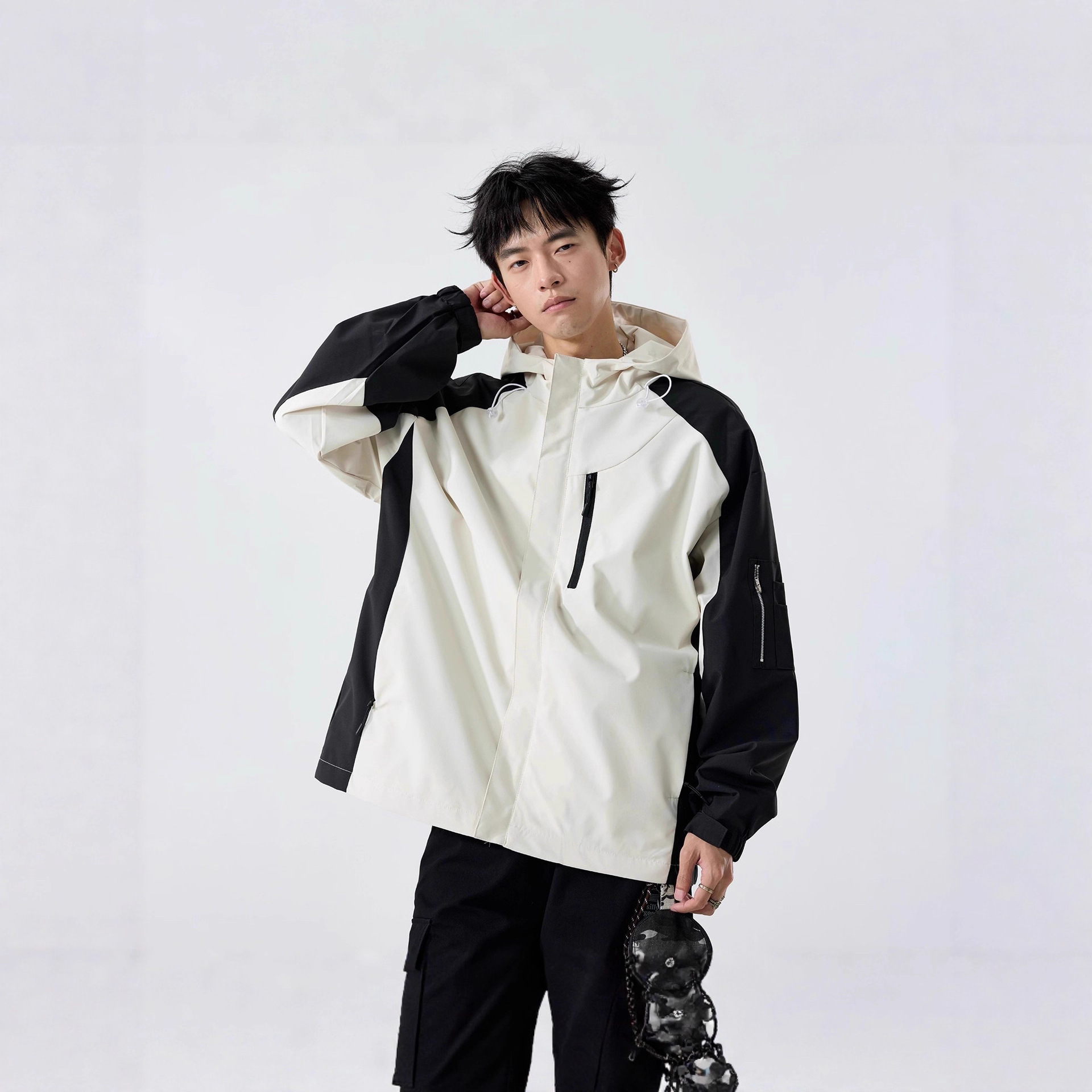 Men's American-style Functional Workwear Softshell Jacket - Image 3