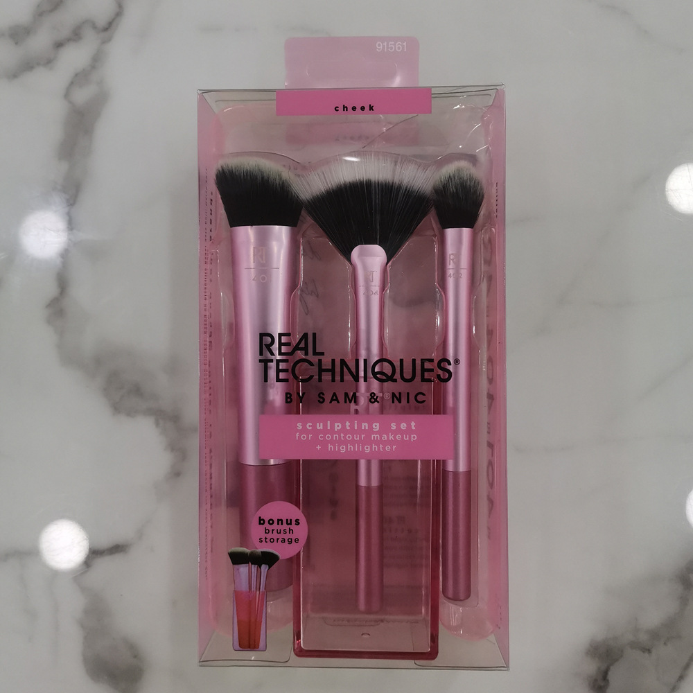 New REAL T Makeup Brush Set 5pcs Makeup Brush Makeup Tools - Image 5