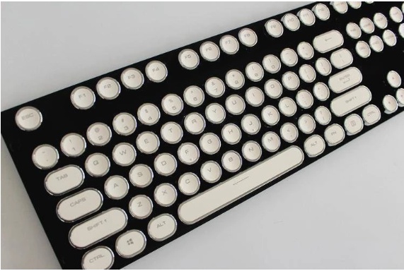 Steampunk Style Typewriter Mechanical Keyboard - Image 5