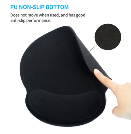 Wrist Rest Mouse Pad With Gel Anti Slip - Image 3