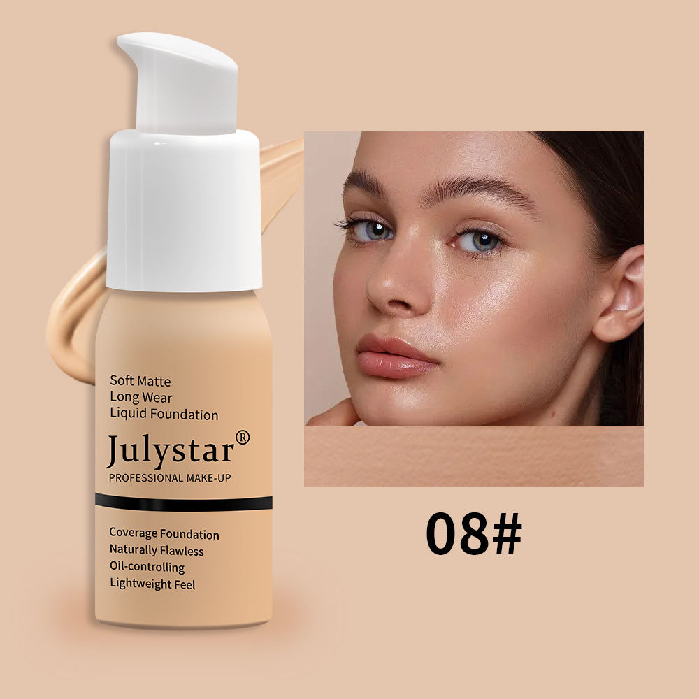 Waterproof Lasting Non Take Off Makeup Concealer Liquid Foundation Beauty Makeup - Image 4