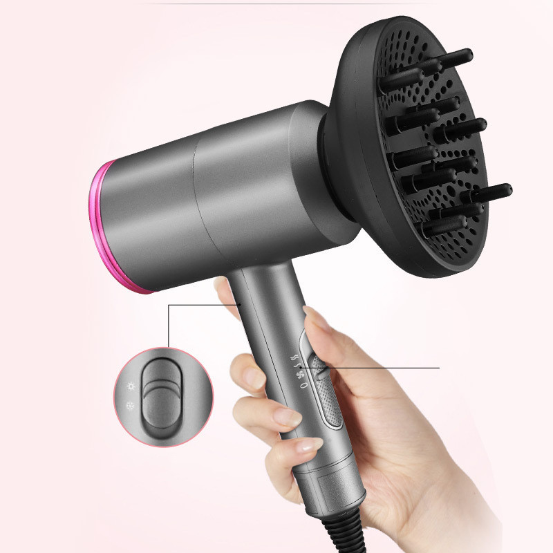 Hair Dryer 1400w 110V 220V Hairdryer Hair Blow Dryer Fast Straight Hot Air Styler 3 Heat Setting 2 Speed Ne Setting - Image 4