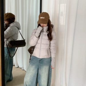 Lightweight Slim-fit Cotton Jacket With Extended Sleeves