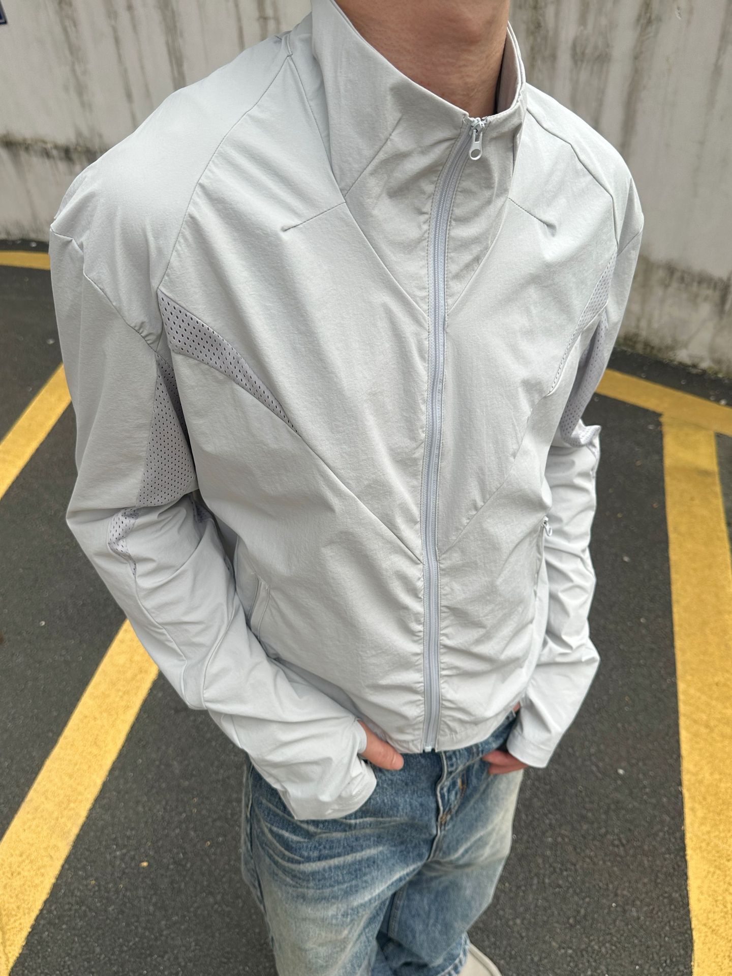 Men's Lightweight, Thin Stand-collar Sun-protection Jacket - Image 4