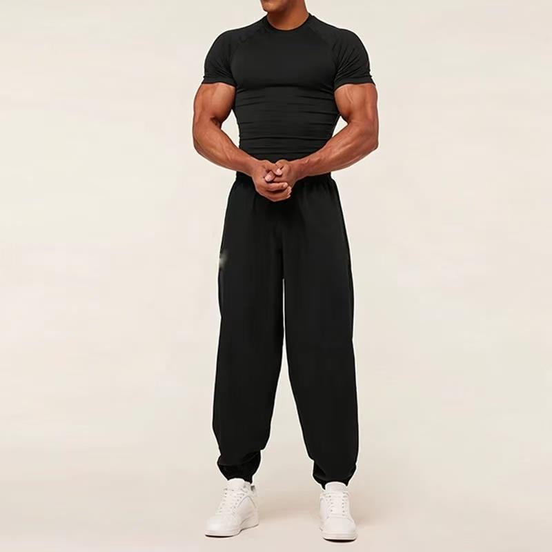 Men's Short-sleeve Quick-drying Breathable Fitness Compression Shirt - Image 2