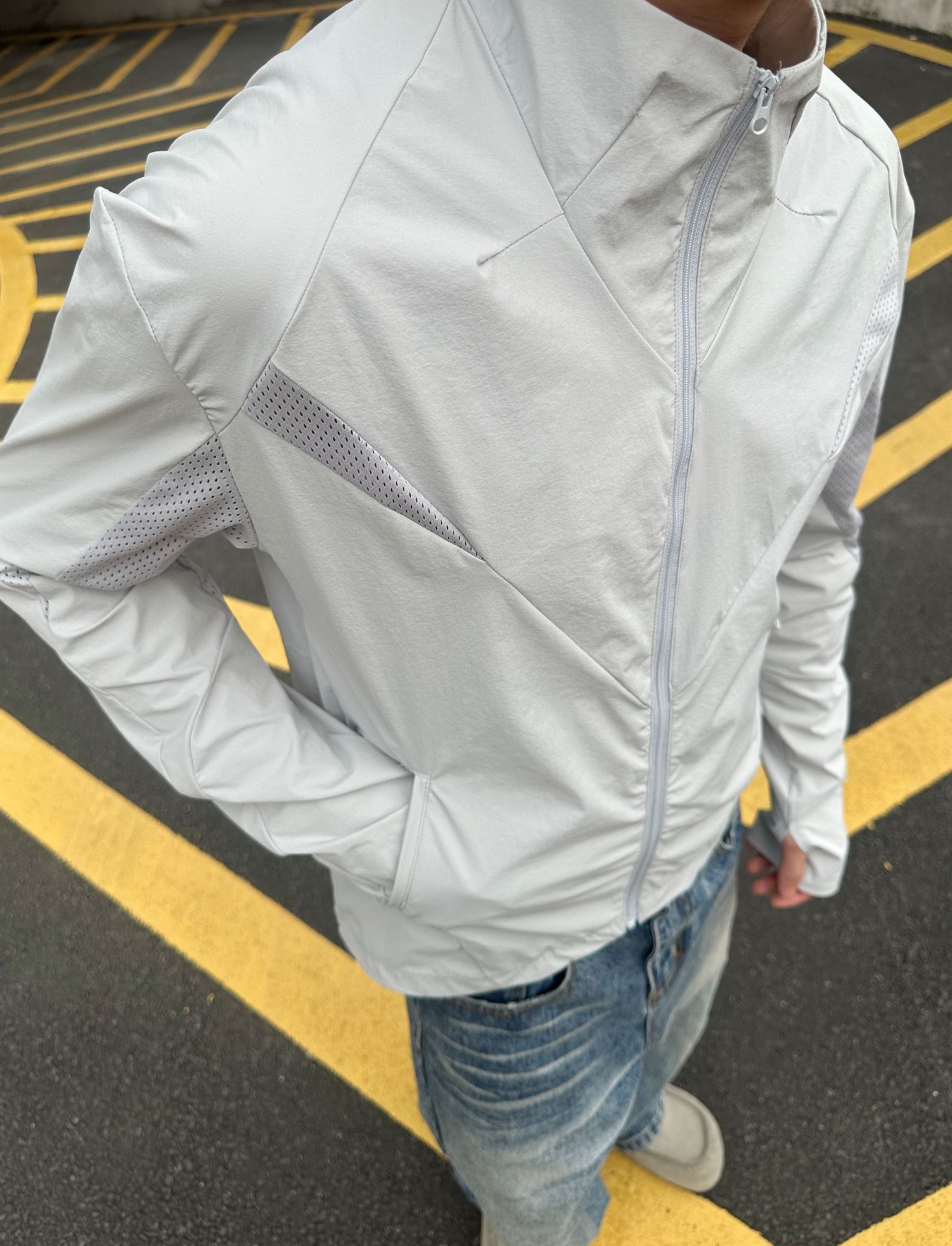 Men's Lightweight, Thin Stand-collar Sun-protection Jacket - Image 3