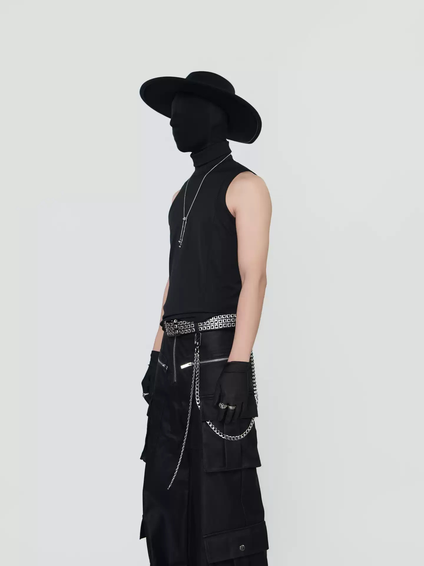 Shaping High-neck Stretchy Slim-fit Base Vest - Image 2