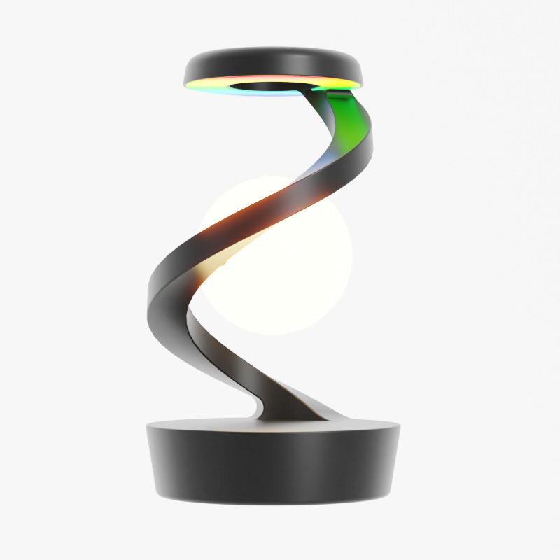 Rotating Moon Desk Lamp With Phone Wireless Charging Sensor Control Table Lamps Decorative Desktop Lamp Small Night Lamp Home Decor - Image 10