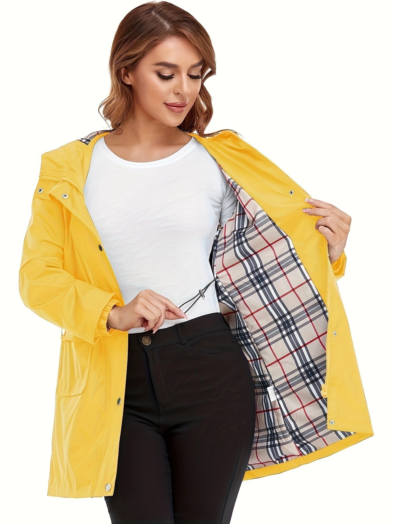 Women's Waterproof Slim-fit Windproof Jacket - Image 2