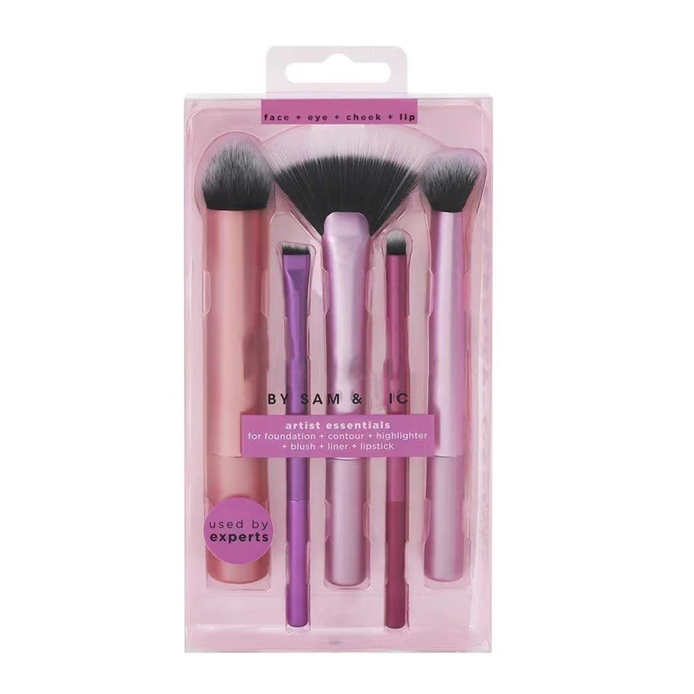 New REAL T Makeup Brush Set 5pcs Makeup Brush Makeup Tools - Image 4