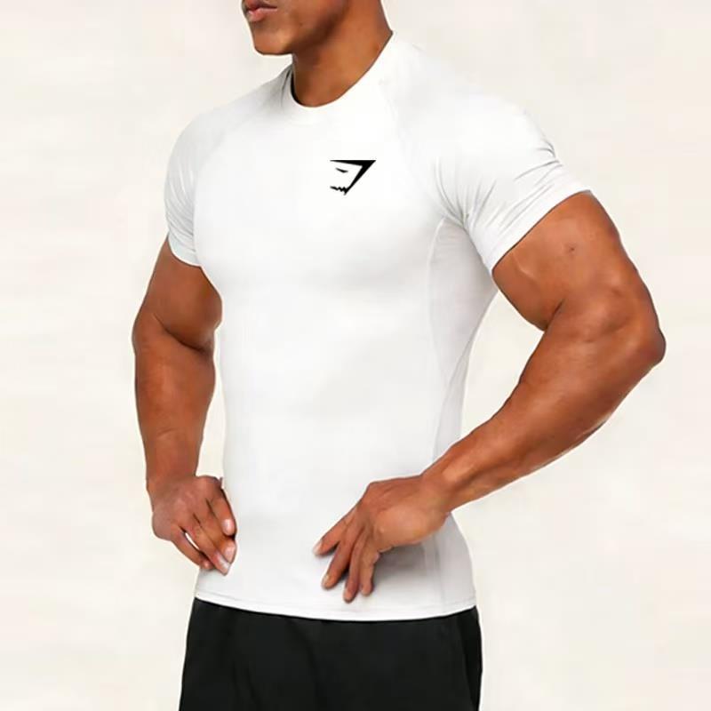 Men's Short-sleeve Quick-drying Breathable Fitness Compression Shirt - Image 3